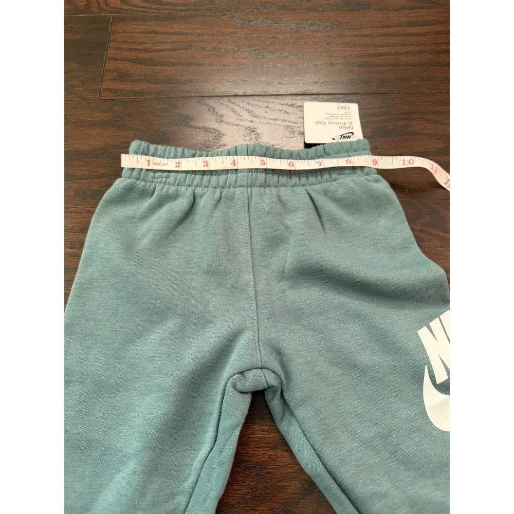 Nike Kids 2-Piece Hoodie and Joggers Set Mineral Slate Green 18M 66L135-G3S